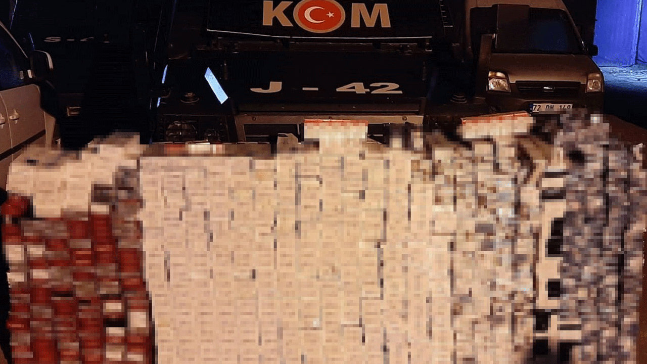 Batman’da gümrük kaçağı sigara operasyonu! 9 bin 210 paket gümrük kaçağı sigara ele geçirildi