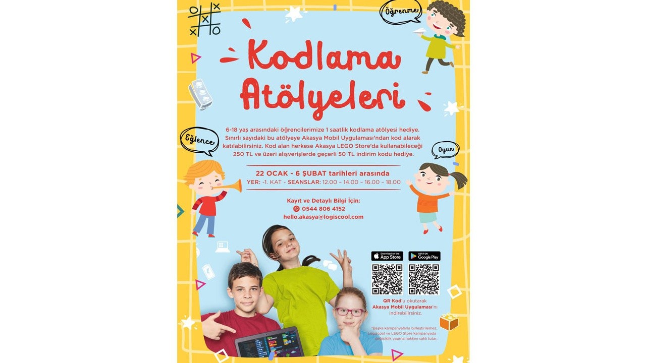 Çocuklar yarıyıl tatilinde kodlama öğrenecek