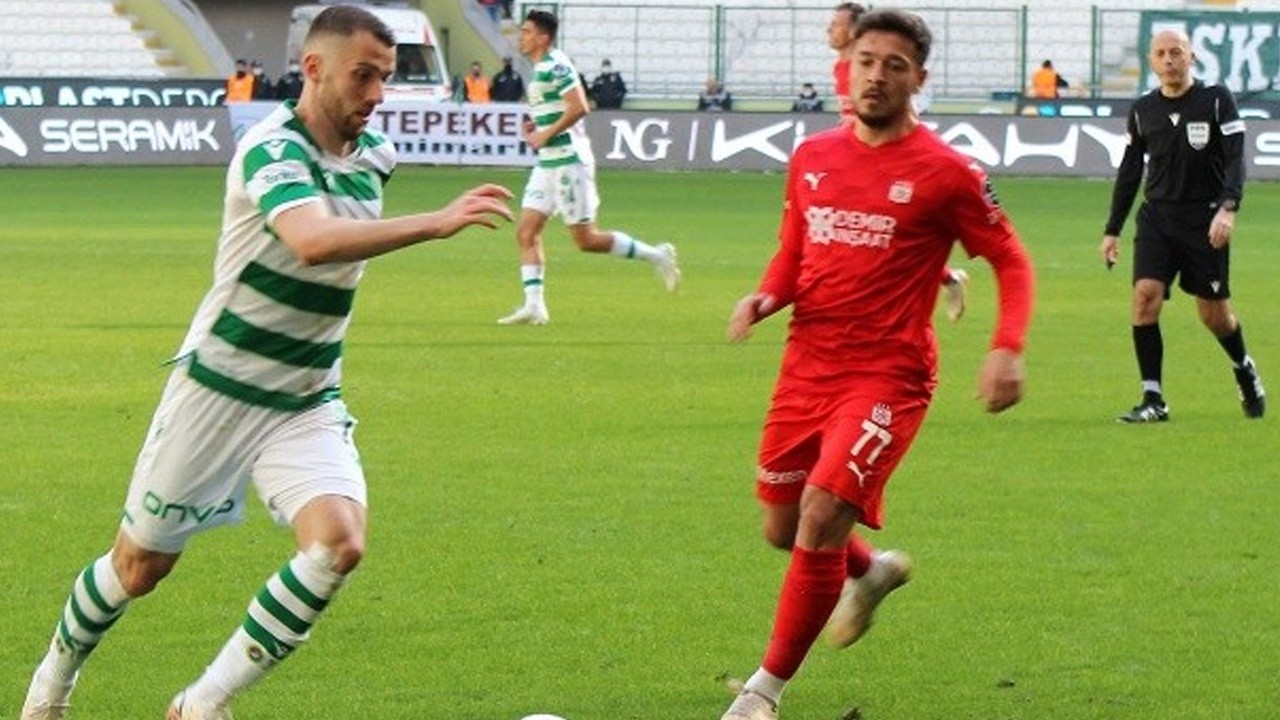 Konyaspor: 0 - Sivasspor: 1... Konyaspor evinde ilk kez mağlup