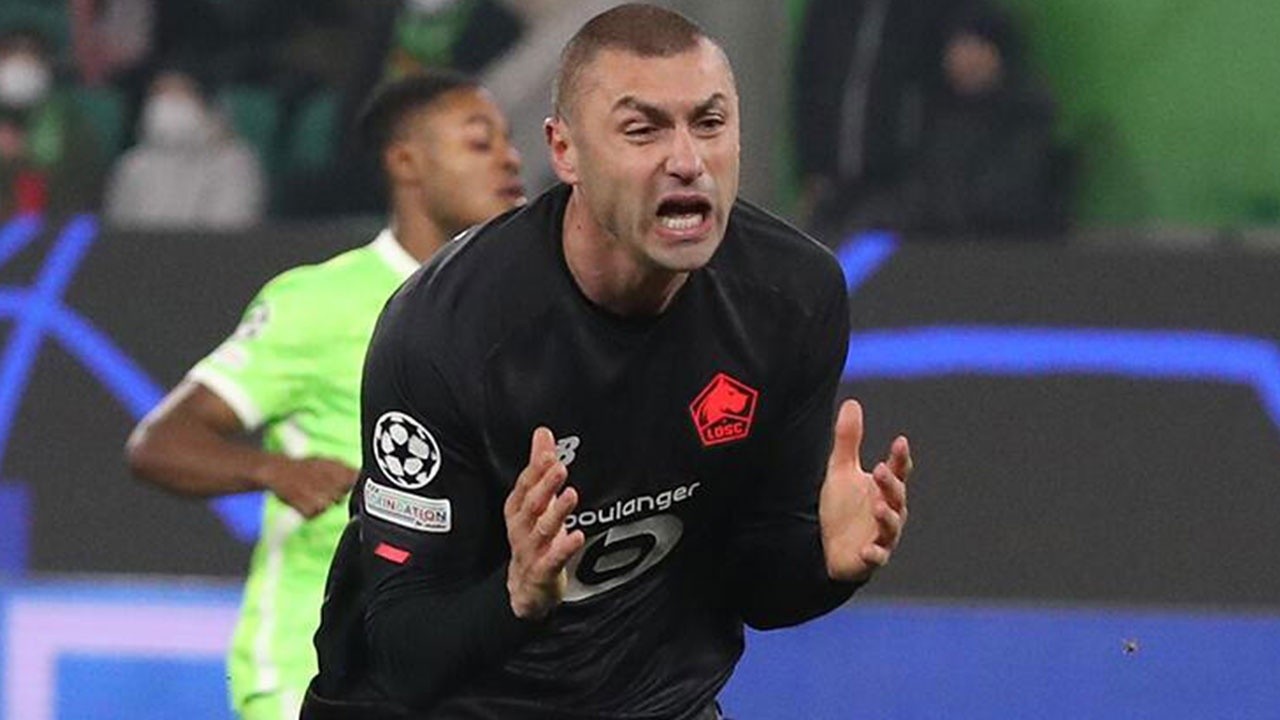 Burak Yılmaz Brest-Lille maçında çılgına döndü