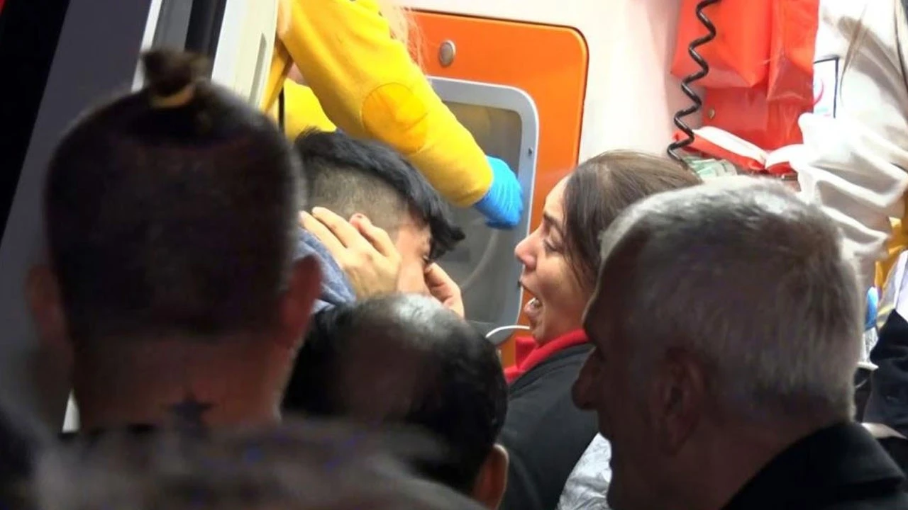 Oğlu ve eşinin alevler arasında kaldığı sanan kadın sinir krizi geçirdi