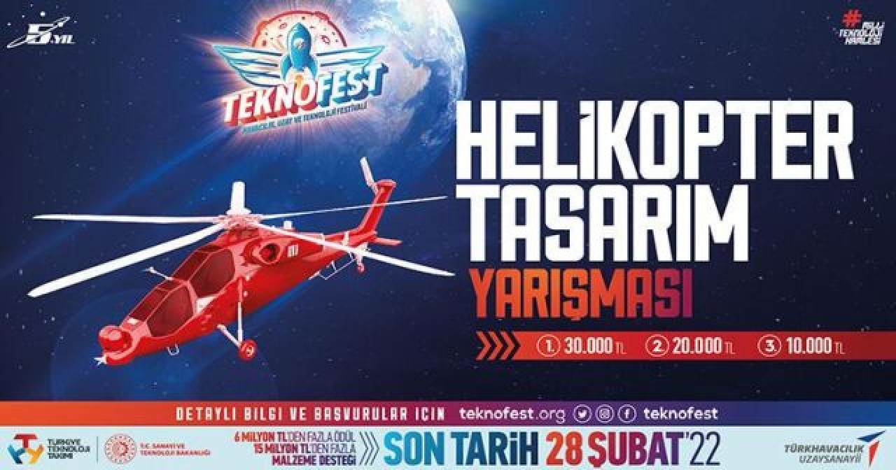 TEKNOFEST’ten genç mühendislere helikopter tasarım yarışması