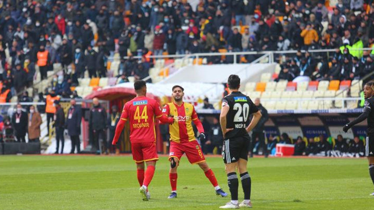 Yeni Malatyaspor - Beşiktaş 1-1 berabere kaldı! Şutlar direğe takıldı