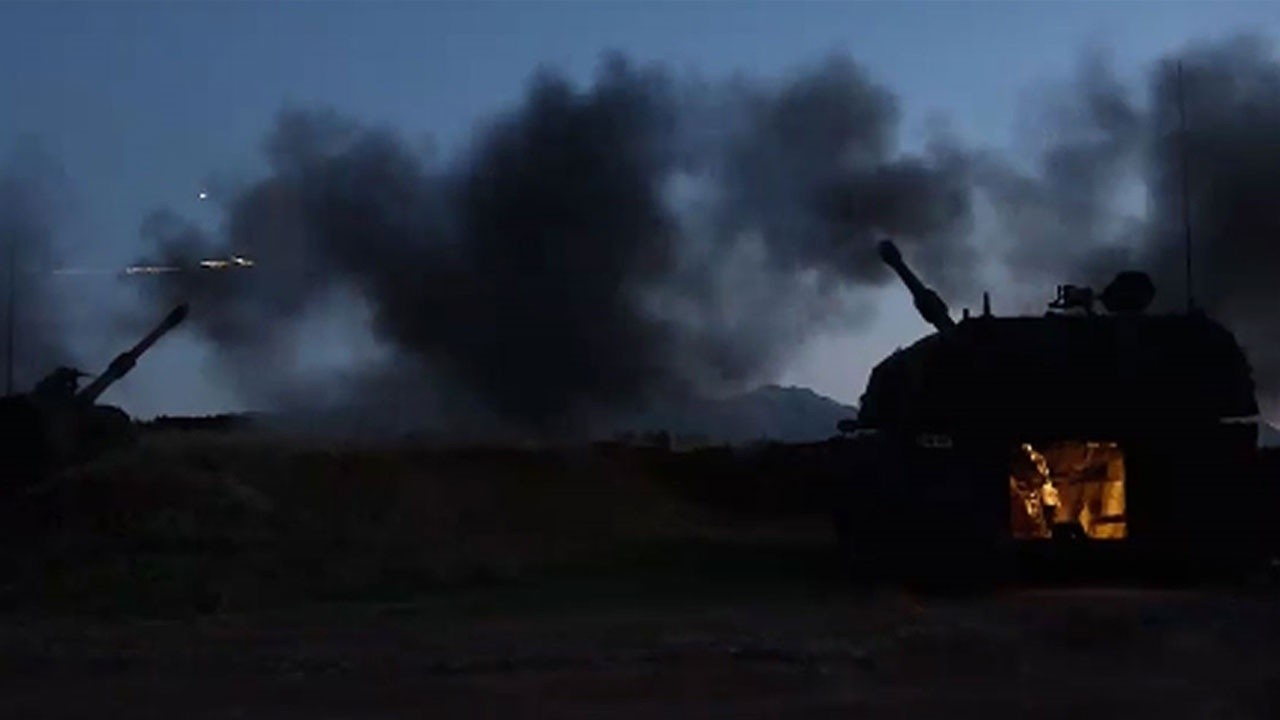 YPG/PKK mevzileri yerle bir edildi: 12 terörist öldürüldü