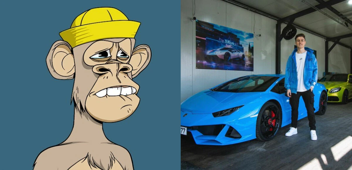 Sanal maymun için Lamborghini arabasını sattı