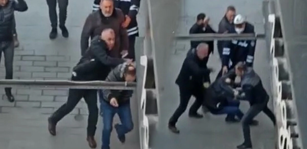 Tartıştığı eşi bayıldı, sokak ortasında dayak yedi