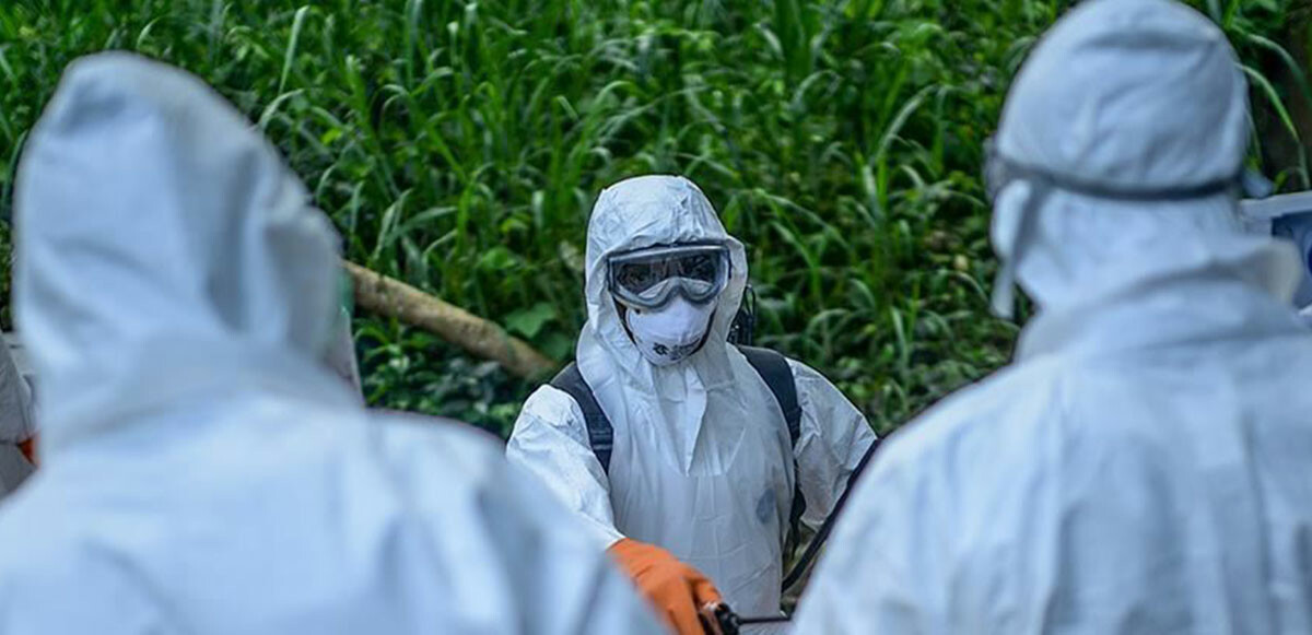 Ebola virüsü ilk kez 1976 yılında Sudan'ın Nzara kentinde ve Demokratik Kongo Cumhuriyeti'nin Yambuku kentinde görüldü.