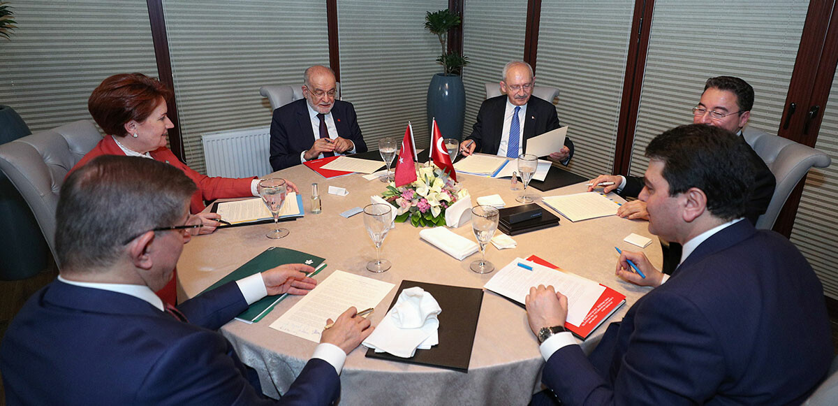 Kılıçdaroğlu'nun davetiyle Ankara'da bir araya gelen muhalefet liderlerinden ortak açıklama geldi