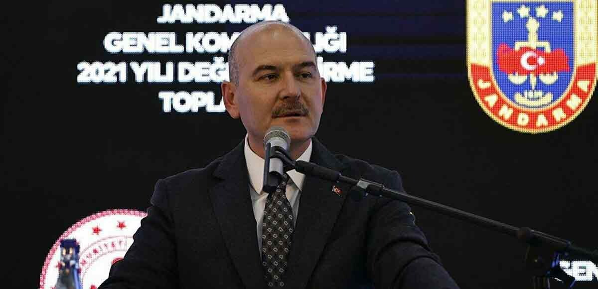 İçişleri Bakanı Süleyman Soylu, “Jandarma Genel Komutanlığı 2021 Yılı Değerlendirme Toplantısı”na katıldı.