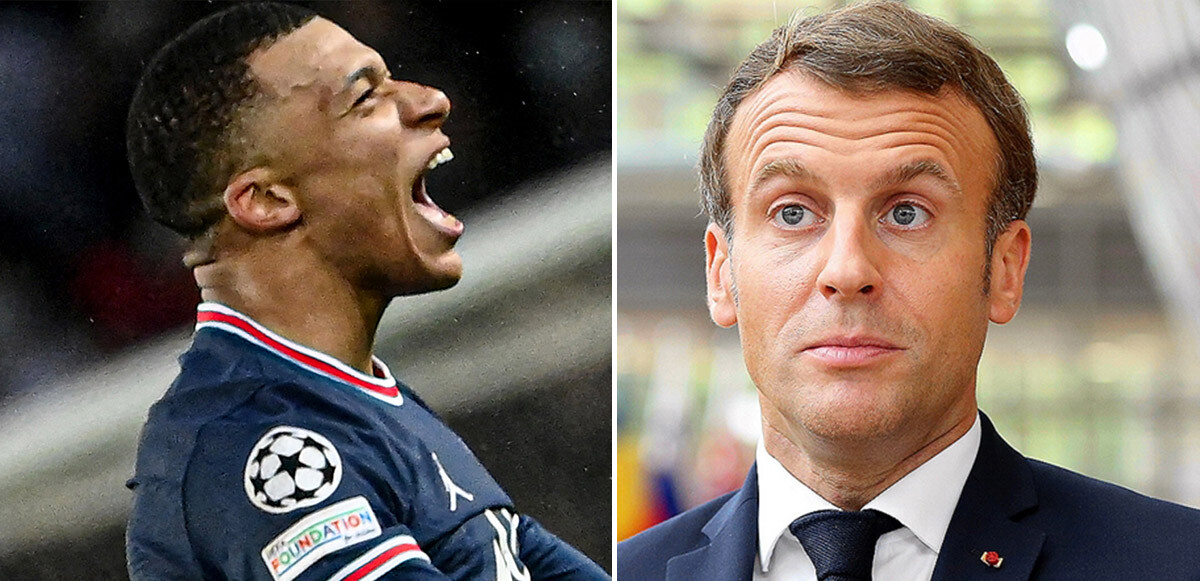 Emmanuel Macron Kylian Mbappe ile temasa geçti.