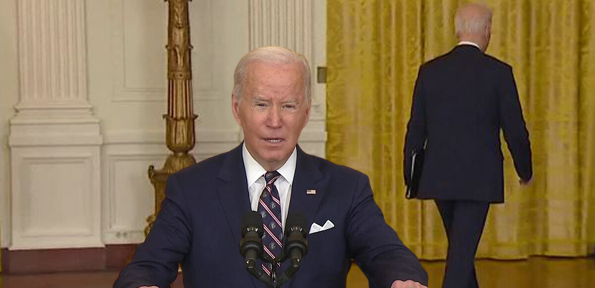 Biden, Ukrayna'ya askeri sevkiyatların devam edeceğini duyurdu.