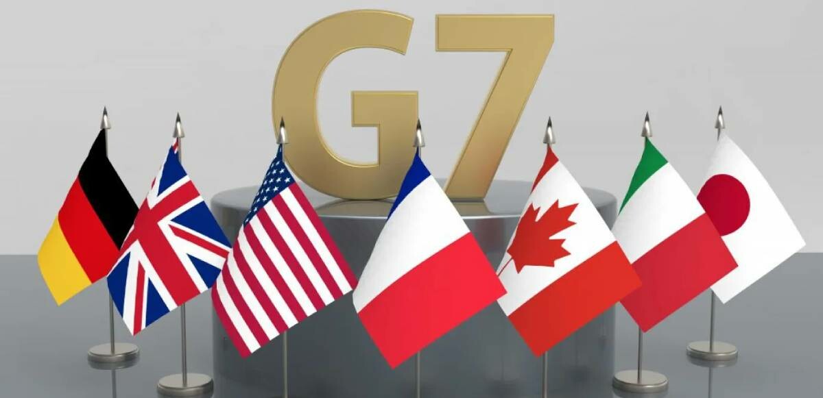 G7 ülkeleri Rusya'ya uygulanacak yaptırımlar için bir araya geldi.