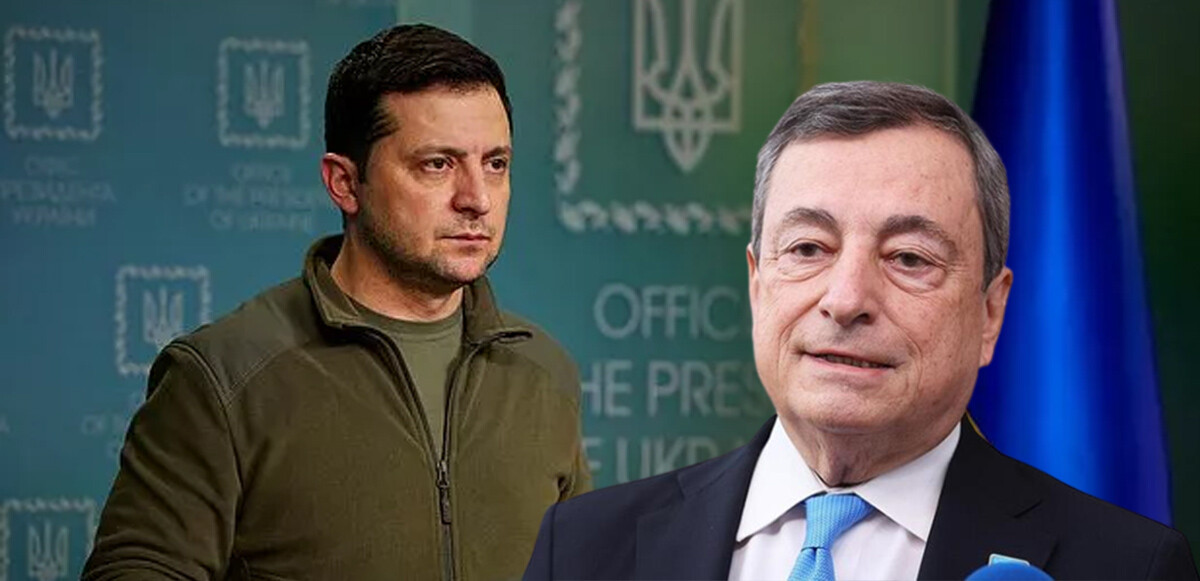 Ukrayna Devlet Başkanı Zelenski&#039;den İtalya Başbakanı Draghi&#039;ye imalı tepki