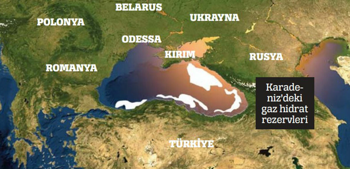 Rusya ile Batı arasında Ukrayna üzerinden verilen mücadelenin altında yatan sebeplerden biri Karadeniz’de keşfedilen ‘gaz hidrat’.