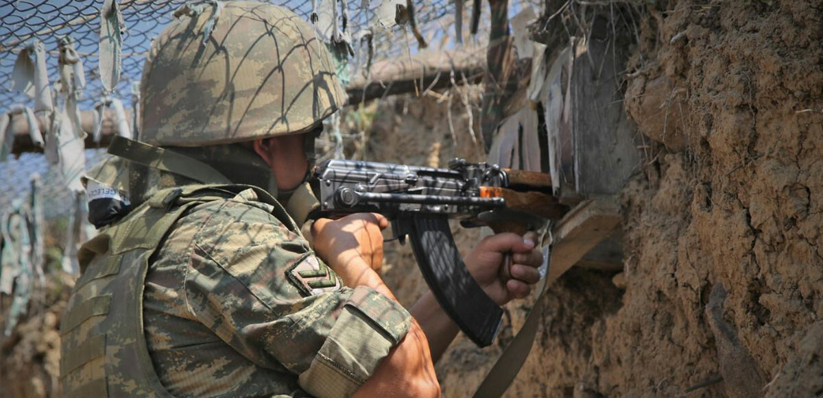 Ermeni silahlı grupları, Azerbaycan askerlerinin konuşlandığı mevzilere ateş açtı.