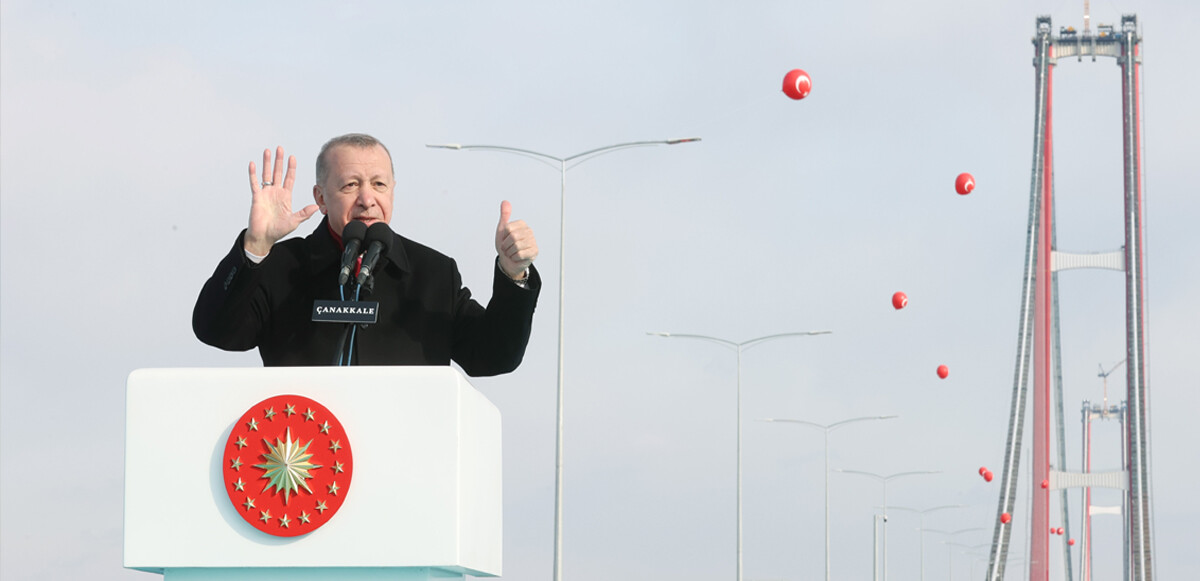 Çanakkale Köprüsü'nün açılış dün Cumhurbaşkanı Erdoğan'ın katılımıyla gerçekleşti.