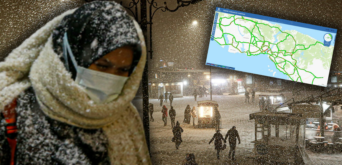 İstanbullular, yetkililerin 'dışarı çıkmayın' uyarısına uydu ve İstanbul'da trafik yoğunluğu yüzde 30'un altına indi