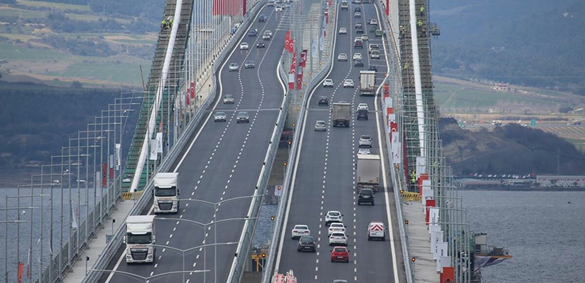 Çanakkale Köprüsü’nde ücretsiz geçiş süresi sona erdi