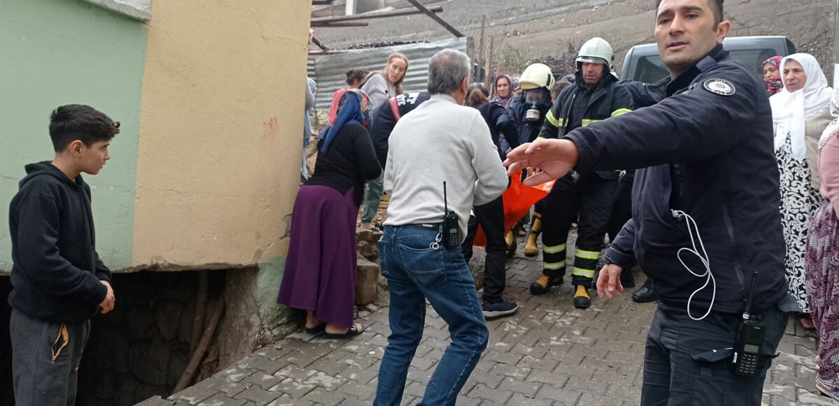 Siirt&#039;te gaz sıkışması nedeniyle patlama: 2 yaralı!