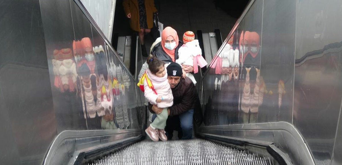 Taksim Metrosu’nda yürüyen merdiven çilesi