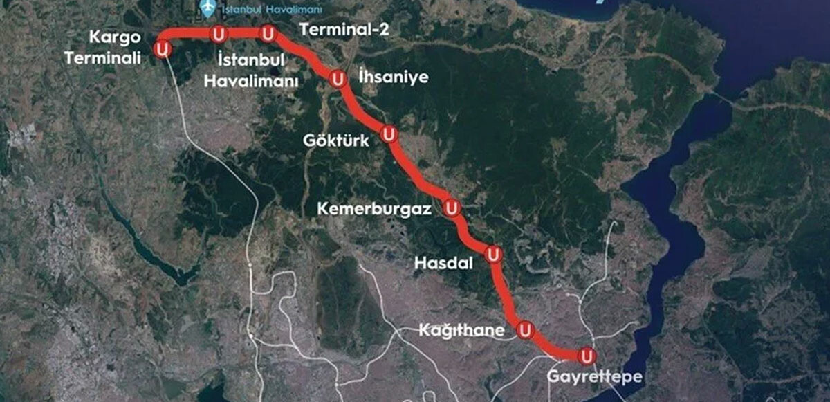 İstanbul Havalimanı metrosunda geri sayım başladı