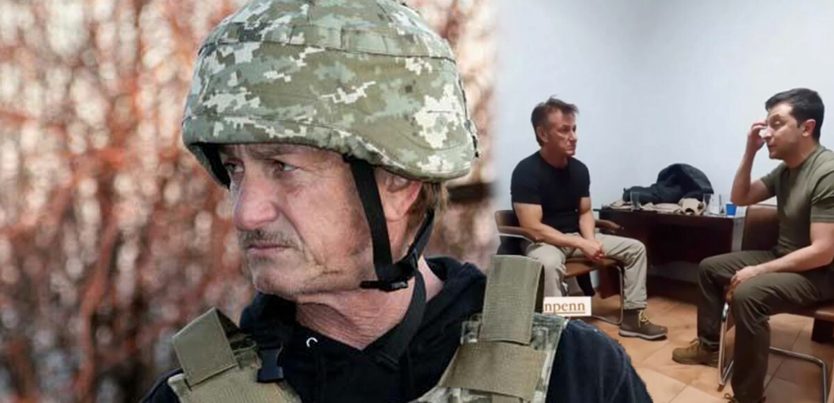 Sean Penn’in Ukrayna desteği devam ediyor.