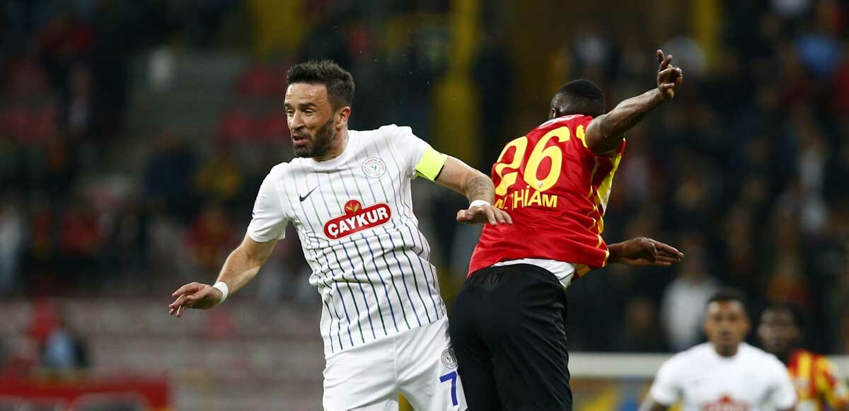 Kayseri&#039;de puanlar paylaşıldı! Maç sonucu: Kayserispor 1-1 Rizespor