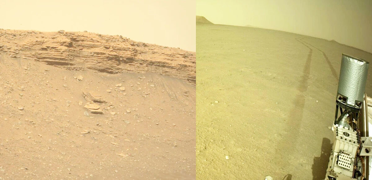 Mars’ın antik deltasından fotoğraflar