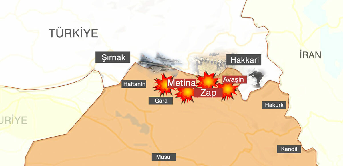 PKK'ya üç koldan darbe üstüne darbe: Irak'tan Sincar'a operasyon, teröristler kıskaca alındı