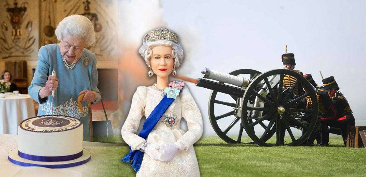 Kraliçe Elizabeth&#039;in 96. yaş gününe özel 91 pare top atışı