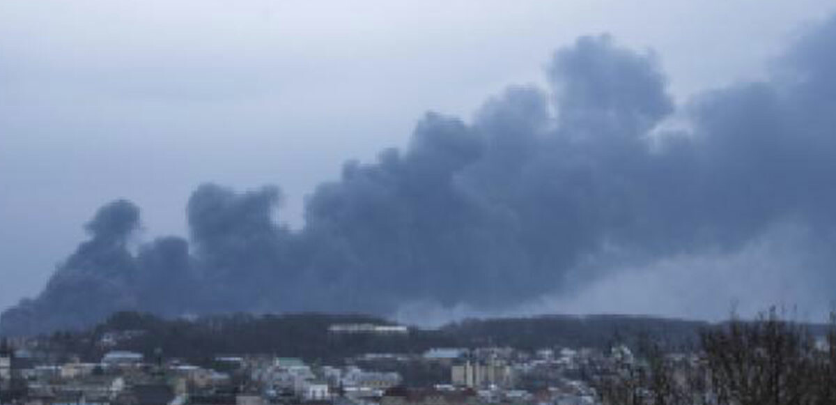 Son dakika! Ukrayna Lviv&#039;de patlama
