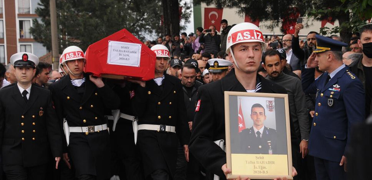 Şehit Teğmen Talha Bahadır son yolculuğuna uğurlandı