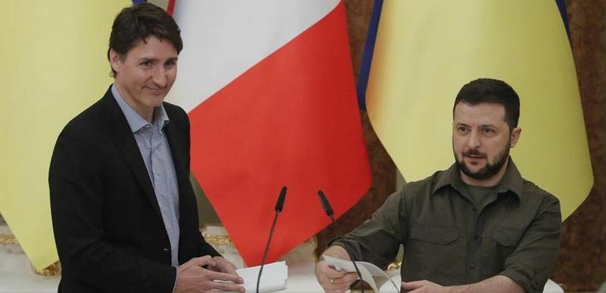 Kanada Başbakanı Justin Trudeau Kiev&#039;de Zelenskiy&#039;le görüştü: Mariupol&#039;de durum kritik