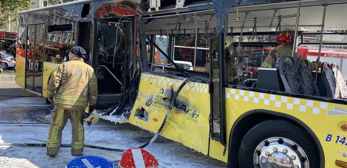 Son dakika! İstanbul&#039;da feci kaza: Otobüsle tramvay çarpıştı