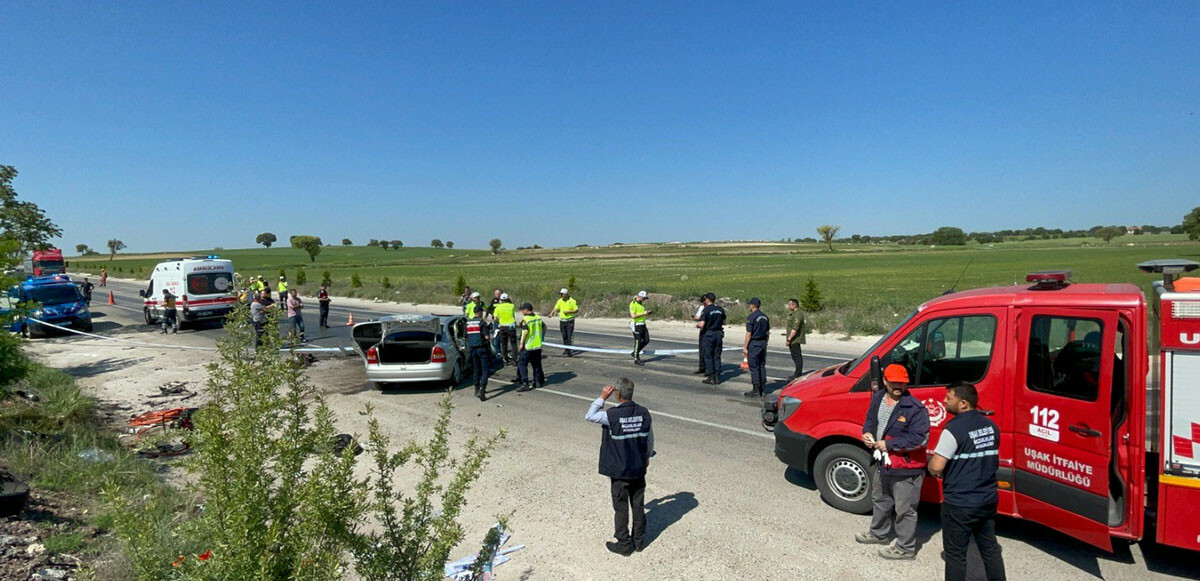 Uşak’ta kahreden kaza: Hamile kadın ve annesi hayatını kaybetti