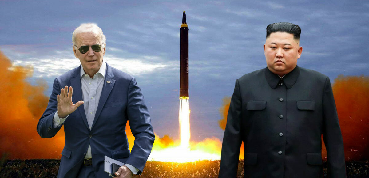 Washington&#039;a gözdağı: Kuzey Kore lideri Kim Jong-un ABD Başkanı Joe Biden&#039;ı füzelerle uğurladı