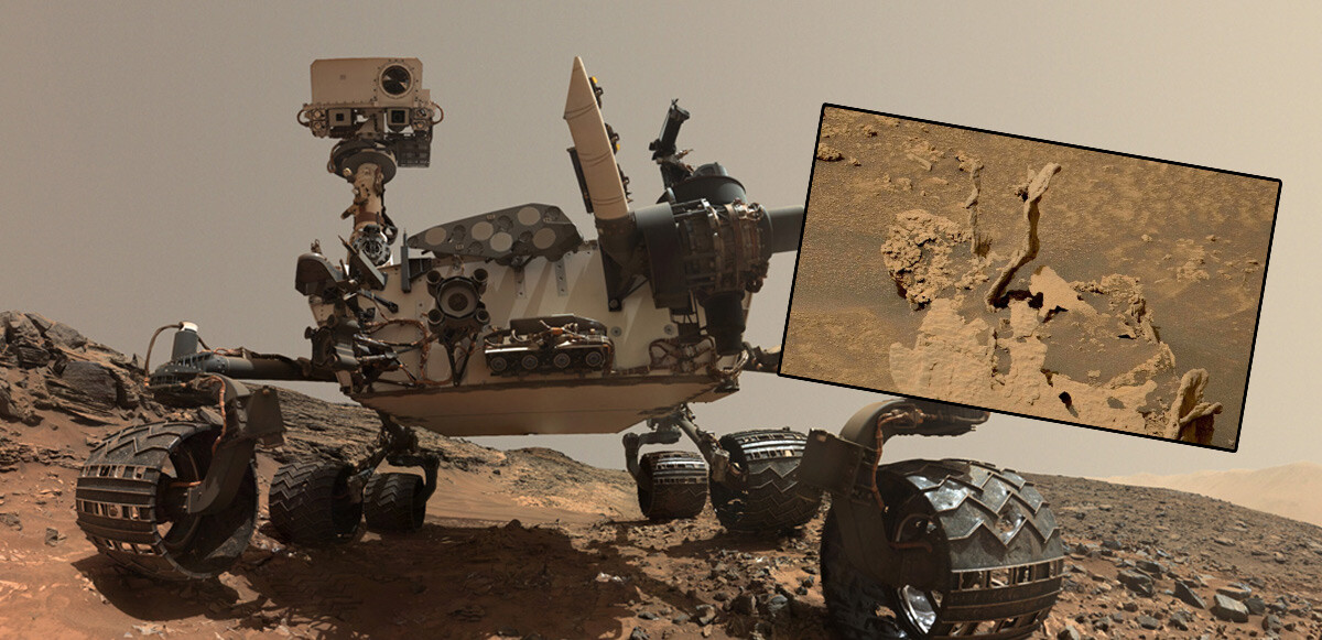Mars keşif aracı Curiosity, gezegeni karış karış inceliyor