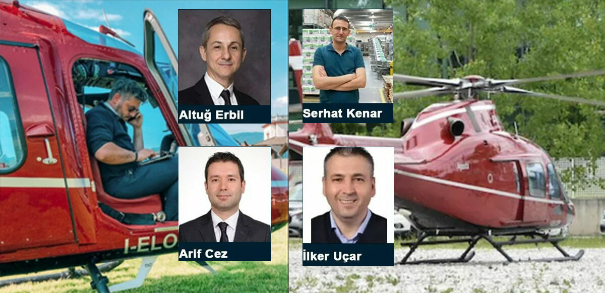 Helikopterin bulunmasının ardından, 4'ü Türk 7 yolcudan 5'inin cansız bedenine ulaşıldı.