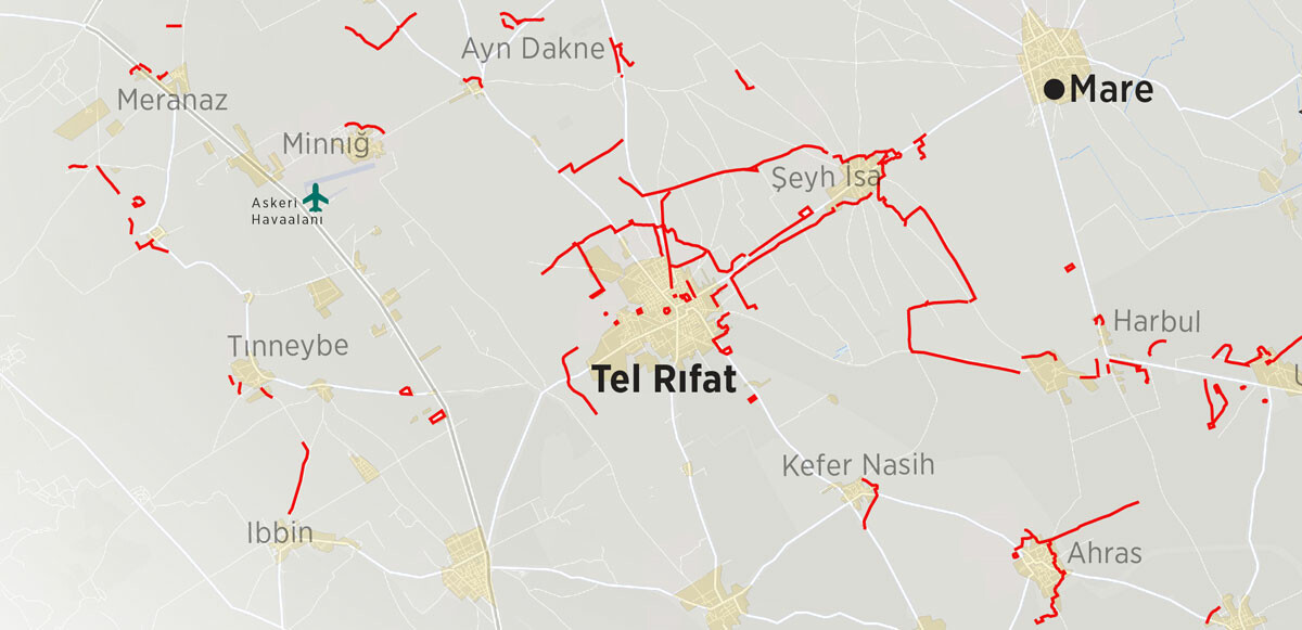 Teröristler, Rusya'nın hava desteğiyle Şubat 2016'da Tel Rıfat ve çevresindeki bazı yerleşimi ele geçirmişti.