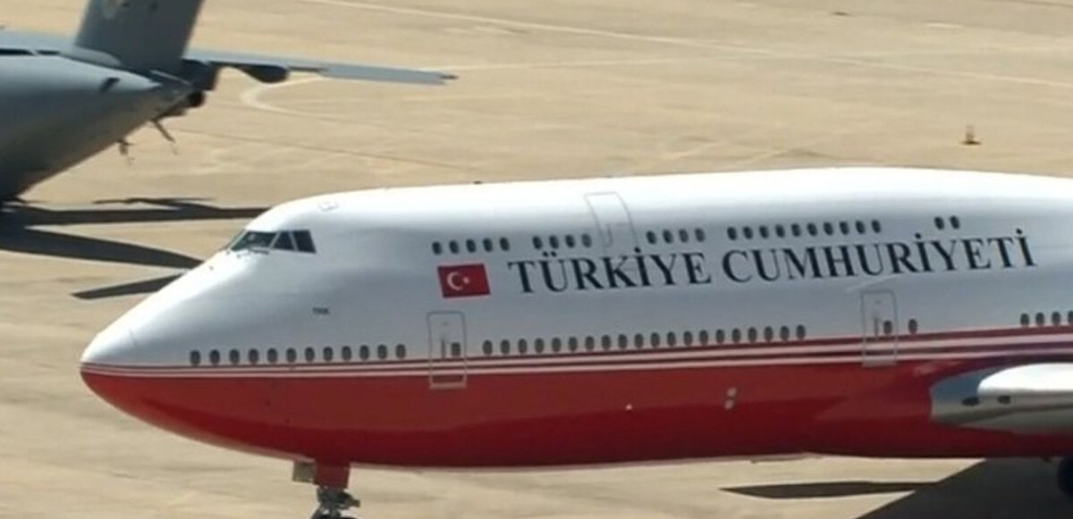 Son dakika! Erdoğan, NATO Zirvesi için Madrid&#039;de: Uçaktaki &#039;Republic of Türkiye&#039; detayı dikkatlerden kaçmadı