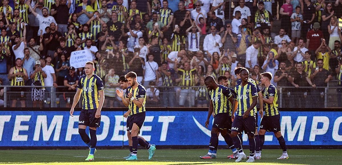 Fenerbahçe hazırlık maçında tek golle güldü