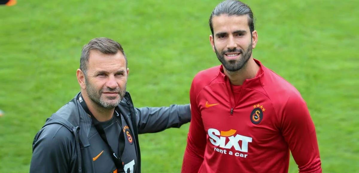 Galatasaray'da yeni transfer Sergio Oliveira ilk idmanına çıktı
