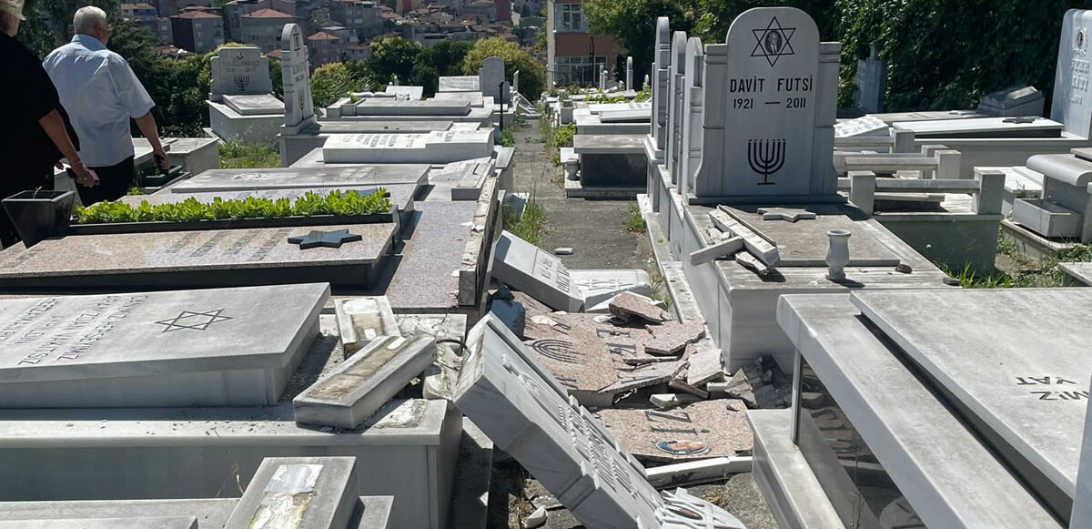 Bakan Soylu duyurdu: Hasköy Yahudi Mezarlığı’na saldırıda 2 gözaltı