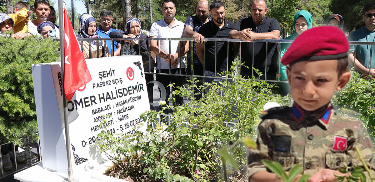 Kahraman Halisdemir’in kabrine ziyaretçi akını! Türkiye&#039;nin dört bir yanından vatandaşlar gelerek dua etti