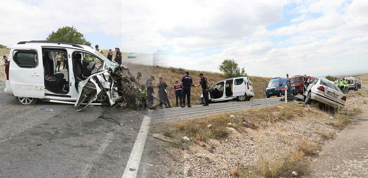 Yozgat&#039;ta feci kaza: 2 ölü 4 yaralı