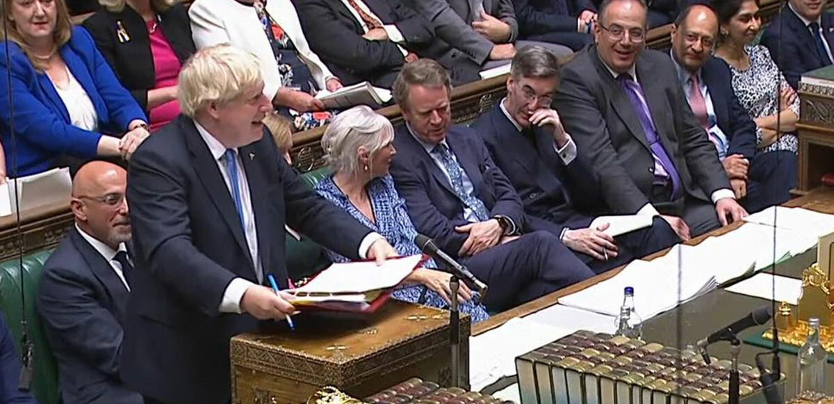 Boris Johnson'dan ilginç veda! Bu sözlerle bıraktı: Hasta la Vista baby