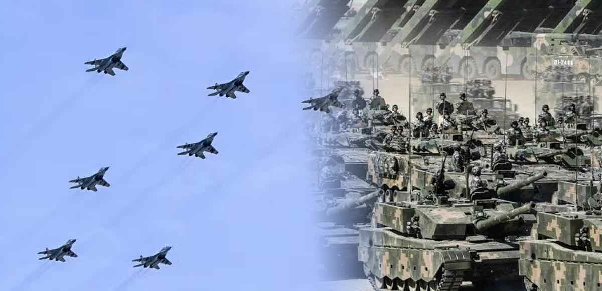 Asya&#039;da savaş sesleri! Çin jetleri havadan, tank ve obüsler karadan Hindistan sınırında