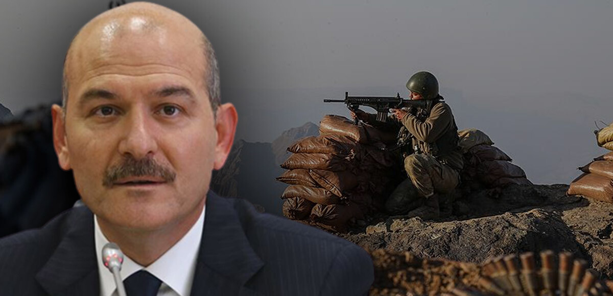 Bakan Soylu açıkladı! Suriye sınırında 3 PKK&#039;lı terörist öldürüldü
