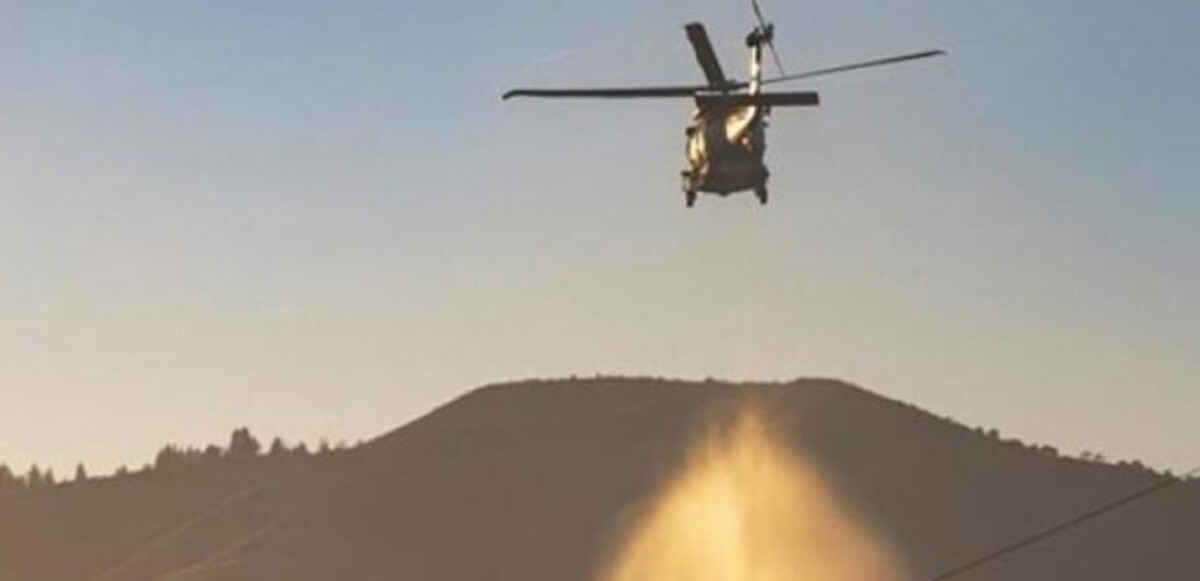 Gürcistan'da Gudauri Dağı'na düşen yamaç paraşütçülerini arama kurtarma çalışmaları