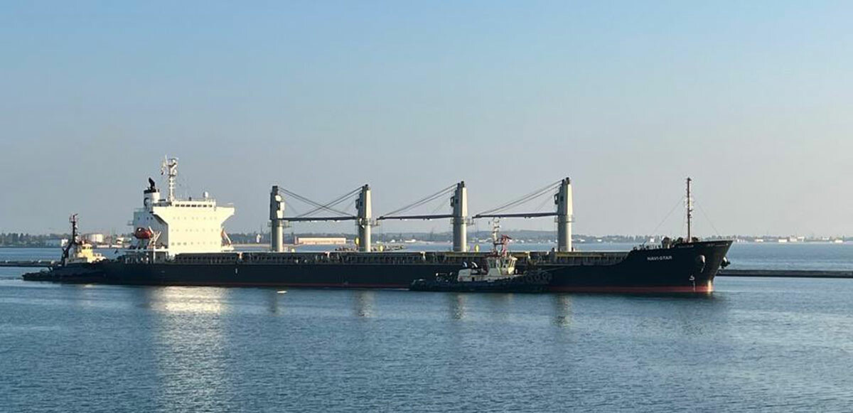 Son dakika: 58 bin ton mısır yüklü 3 tahıl gemisi Ukrayna limanından hareket etti